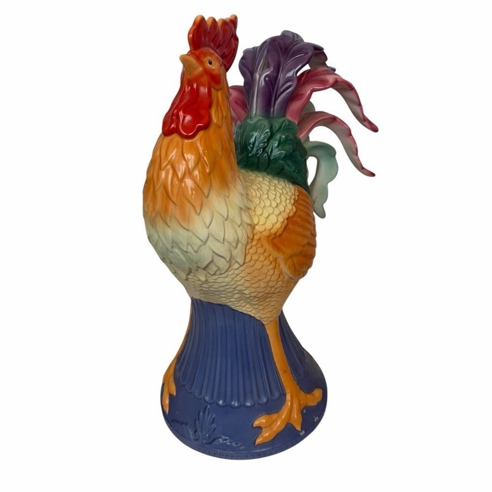 Lenox Butler Pantry Rooster Figurine Colorful Farmhouse Kitchen Decor